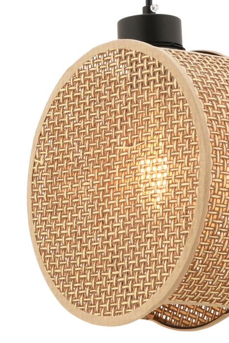 Opviq Lámpara de araña Drum Beige